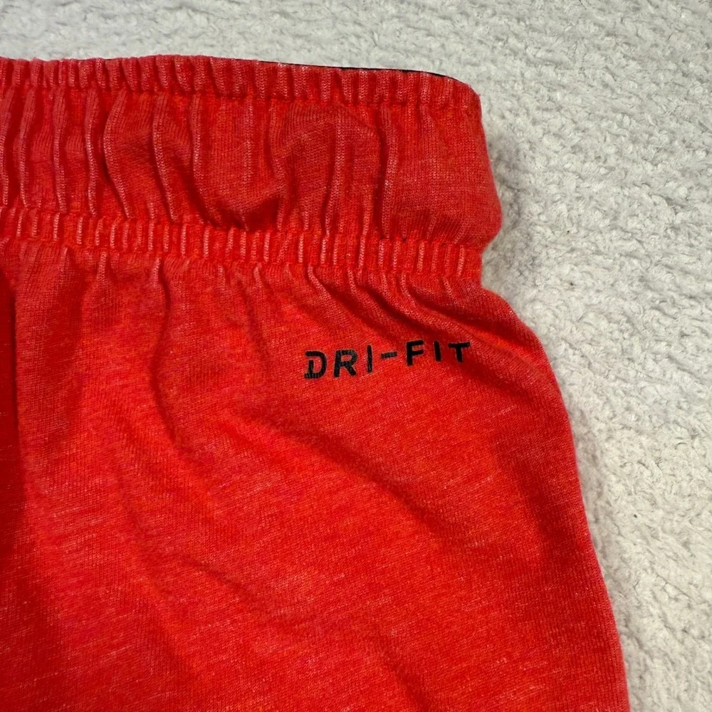 Nike Dri-FIT Jersey Athletic Shorts Running‎ Training Gym Activewear Red Large